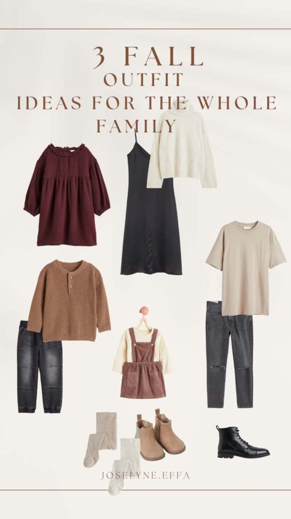 3 fall outfit ideas for the whole family